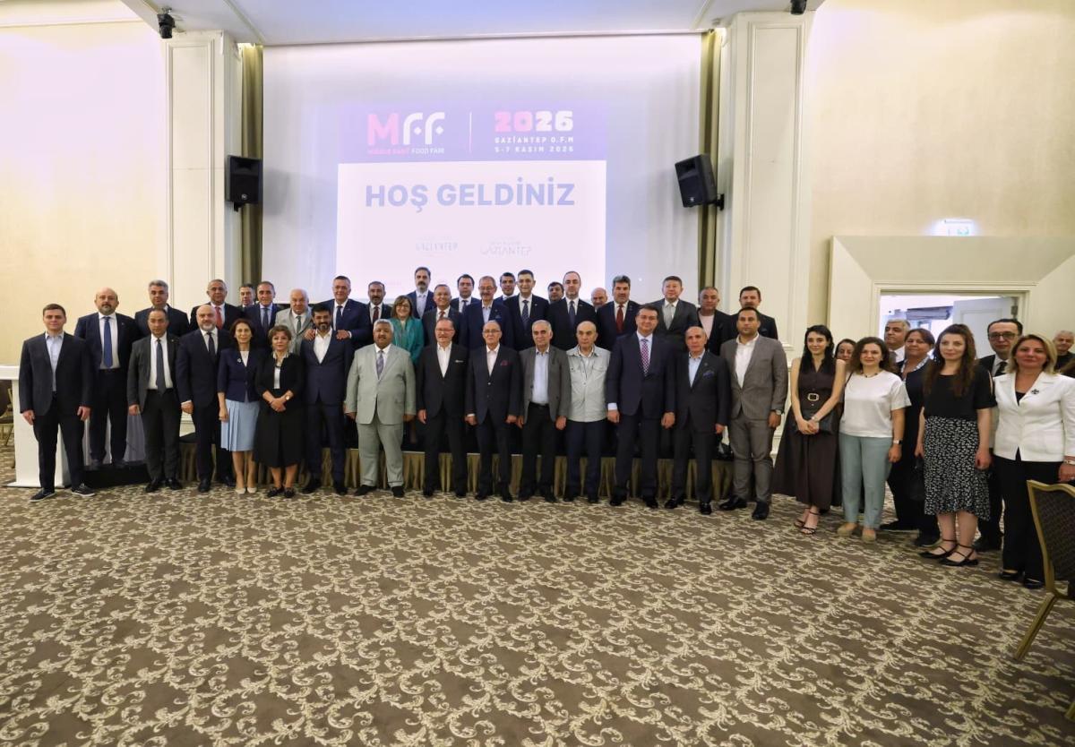 Gaziantep gıda sektörü ve MFF Ortadoğu Gıda Fuarı ortak akıl buluşması gerçekleştirildi